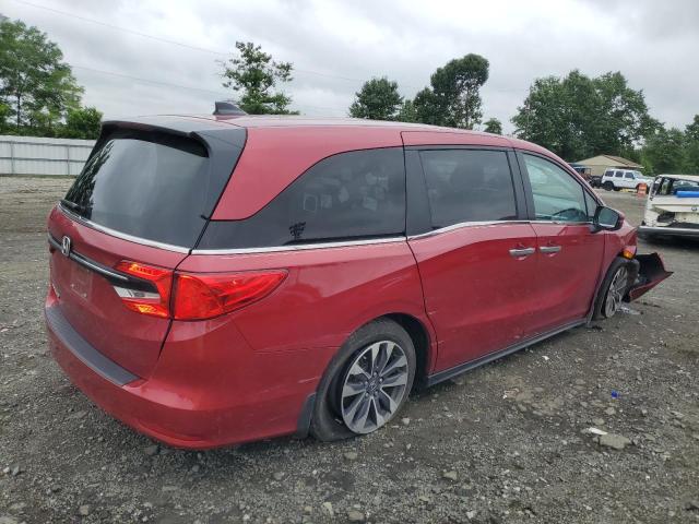 5FNRL6H62PB025326 - 2023 HONDA ODYSSEY EXL წითელი ფოტო 3