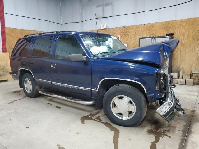 1GNEK13R2XJ392913 - 1999 CHEVROLET TAHOE K1500 BLUE photo 4