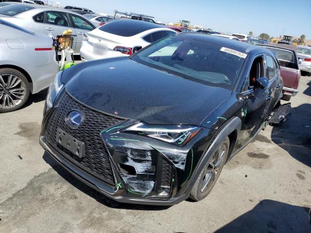 JTHU9JBHXK2019726 - 2019 LEXUS UX 250H BLACK photo 1