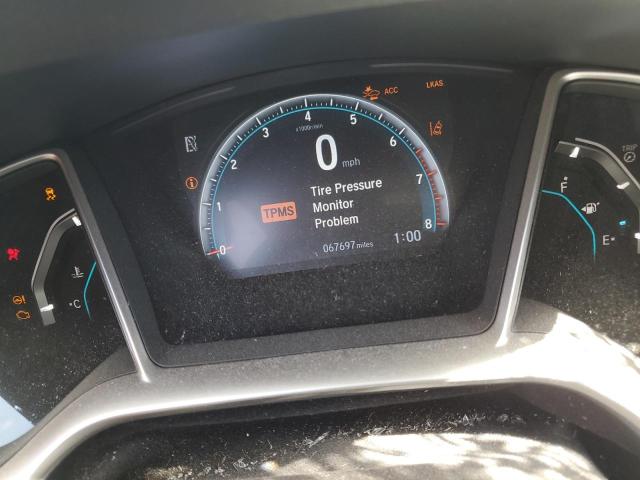 JHMFC1F79KX004164 - 2019 HONDA CIVIC EXL თეთრი ფოტო 9