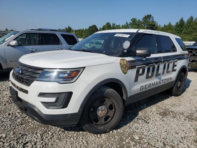 1FM5K8AR4JGA72061 - 2018 FORD EXPLORER POLICE INTERCEPTOR WHITE photo 1