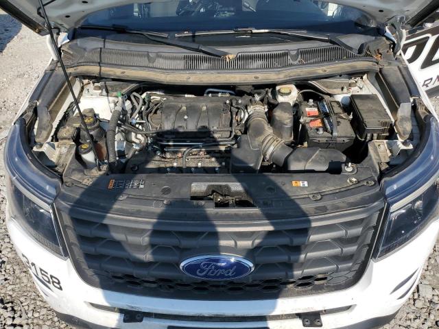 1FM5K8AR4JGA72061 - 2018 FORD EXPLORER POLICE INTERCEPTOR WHITE photo 12