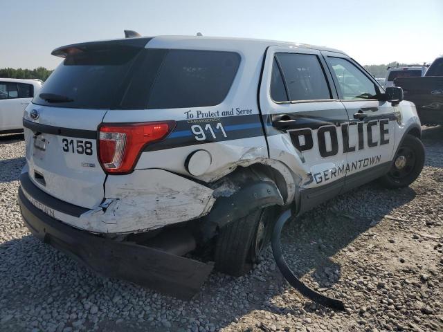 1FM5K8AR4JGA72061 - 2018 FORD EXPLORER POLICE INTERCEPTOR WHITE photo 3