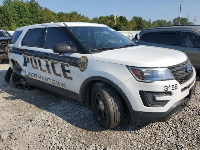 1FM5K8AR4JGA72061 - 2018 FORD EXPLORER POLICE INTERCEPTOR WHITE photo 4