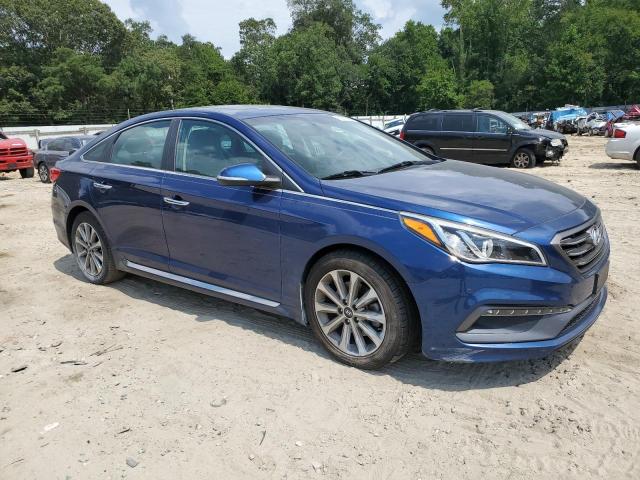 5NPE34AF1GH302384 - 2016 HYUNDAI SONATA SPORT 蓝色 照片 4