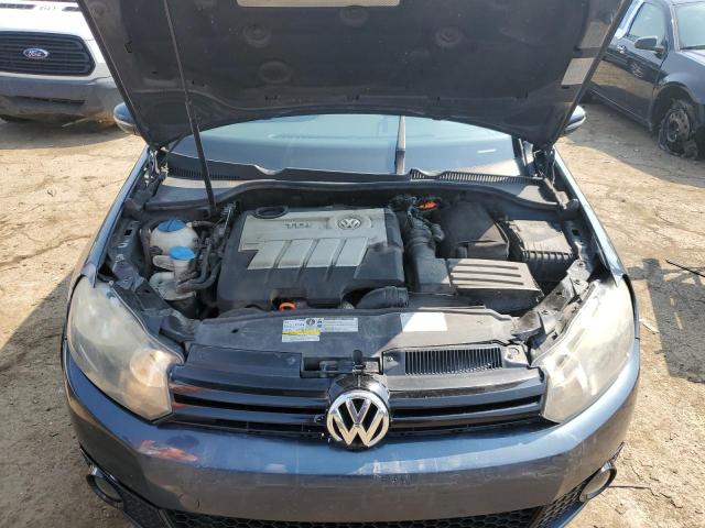 WVWBM7AJ1CW147037 - 2012 VOLKSWAGEN GOLF BLUE photo 11