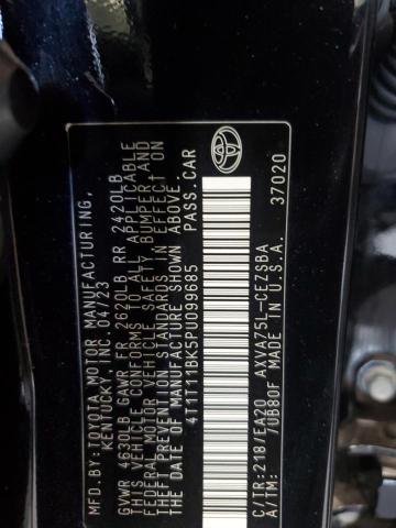 4T1T11BK5PU099685 - 2023 TOYOTA CAMRY SE NIGHT SHADE BLACK photo 13