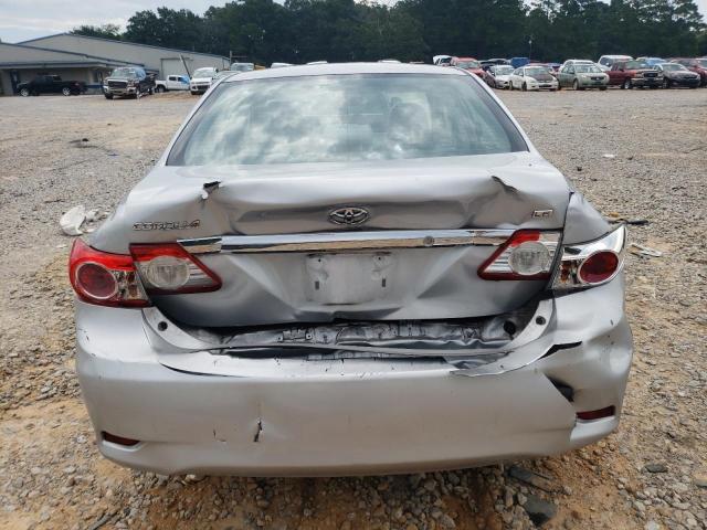 2T1BU4EE2BC553766 - 2011 TOYOTA COROLLA BASE Plata foto 6