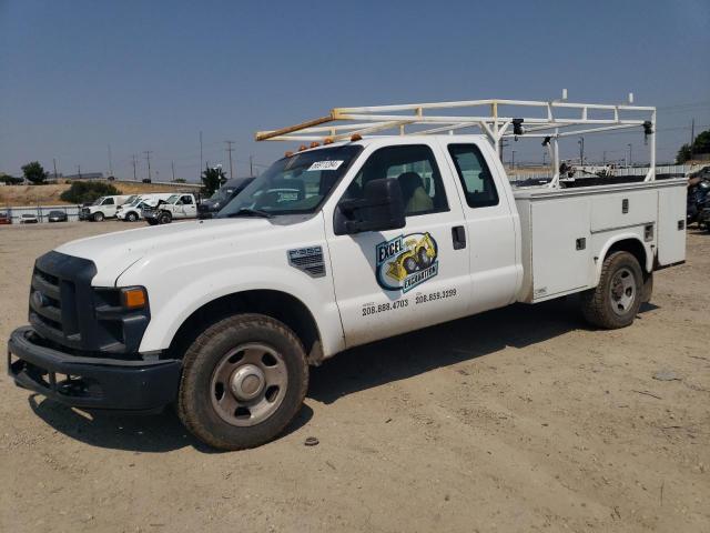 1FDWX34Y78EC14095 - 2008 FORD F350 SRW SUPER DUTY WHITE photo 1