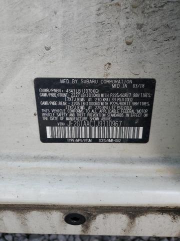 JF2GTAAC1J9310967 - 2018 SUBARU CROSSTREK თეთრი ფოტო 14