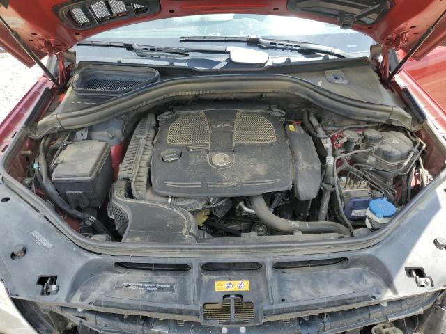 4JGDA5HB9JB082264 - 2018 MERCEDES-BENZ GLE 350 4MATIC RED photo 12