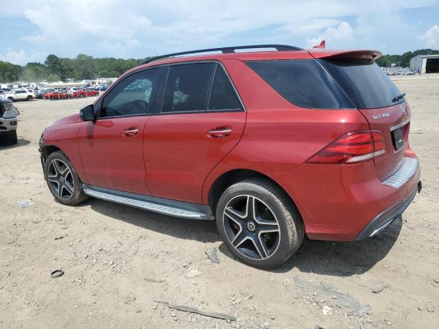 4JGDA5HB9JB082264 - 2018 MERCEDES-BENZ GLE 350 4MATIC RED photo 2