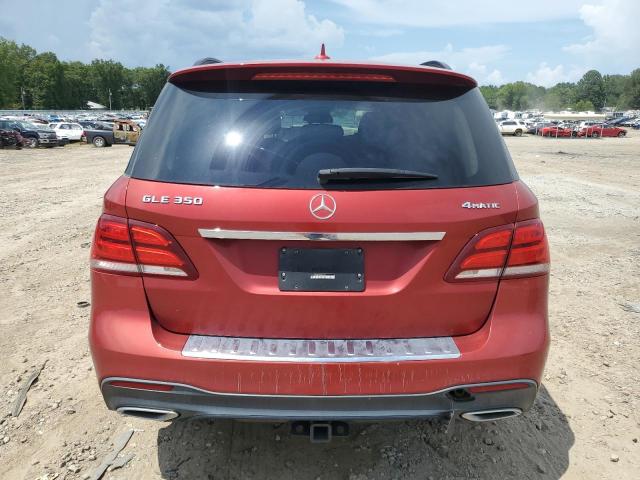 4JGDA5HB9JB082264 - 2018 MERCEDES-BENZ GLE 350 4MATIC RED photo 6