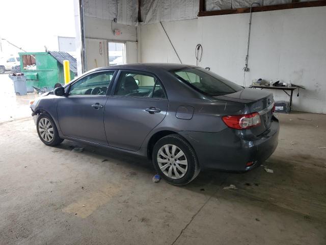 JTDBU4EE3DJ122070 - 2013 TOYOTA COROLLA BASE Szary zdjęcie 2