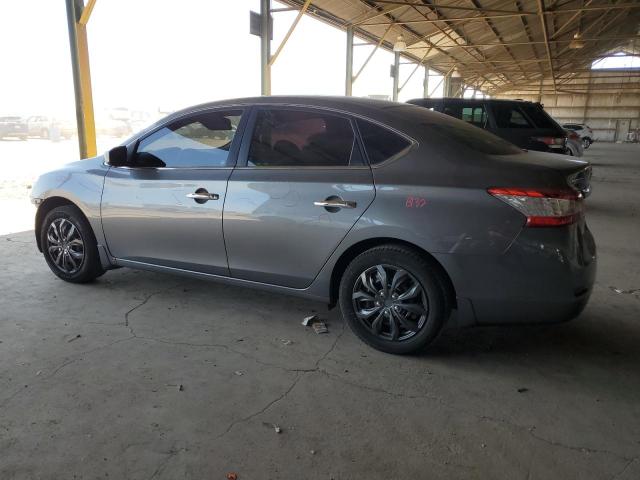 3N1AB7AP2FY277981 - 2015 NISSAN SENTRA S GRAY photo 2