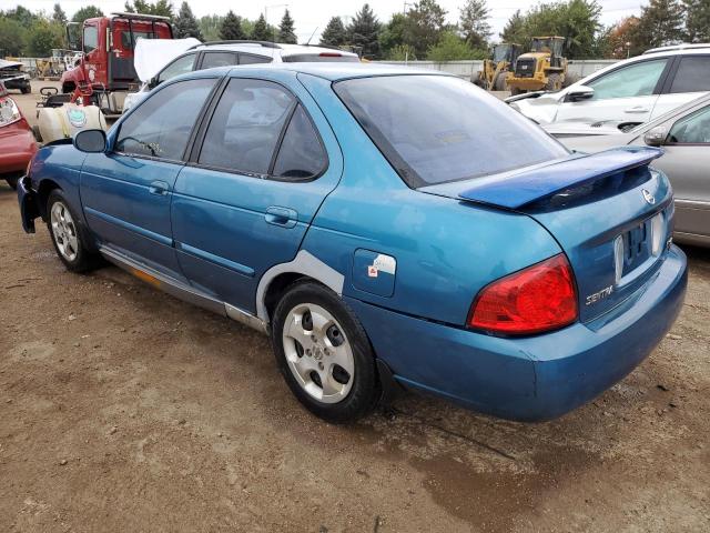 3N1CB51A24L560268 - 2004 NISSAN SENTRA 1.8S BLUE photo 2