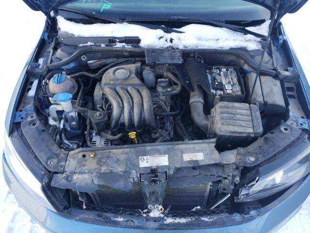 3VW2K7AJ5FM283601 - 2015 VOLKSWAGEN JETTA BASE 蓝色 照片 11