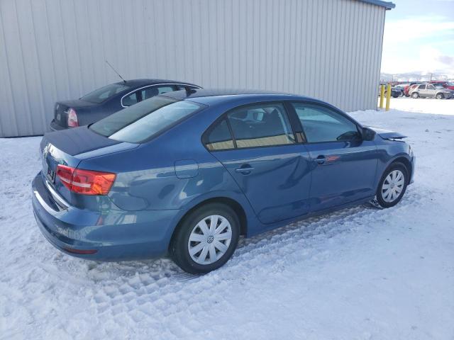 3VW2K7AJ5FM283601 - 2015 VOLKSWAGEN JETTA BASE 蓝色 照片 3