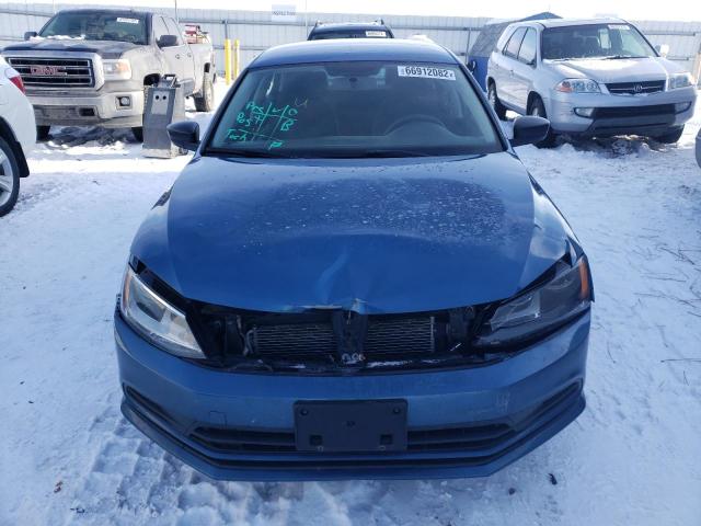 3VW2K7AJ5FM283601 - 2015 VOLKSWAGEN JETTA BASE 蓝色 照片 5