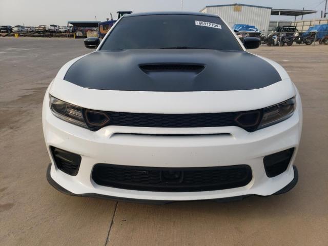 2C3CDXGJ8MH581102 - 2021 DODGE CHARGER SCAT PACK WHITE photo 5