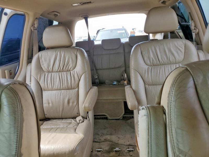 5FNRL38746B444459 - 2006 HONDA ODYSSEY EXL Weiß Foto 10