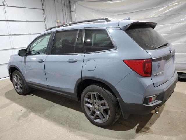 5FNYF8H56PB031149 - 2023 HONDA PASSPORT EXL Blau Foto 2