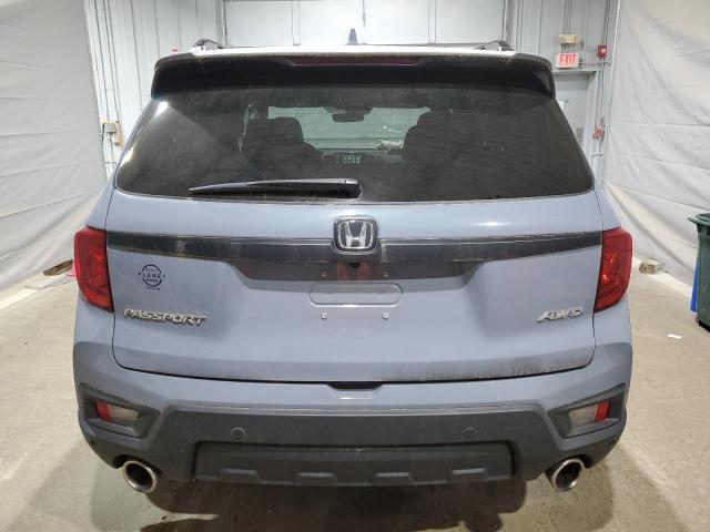 5FNYF8H56PB031149 - 2023 HONDA PASSPORT EXL Blau Foto 6