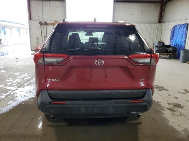 JTMG1RFV7KJ007530 - 2019 TOYOTA RAV4 LE მუქწითელი ფოტო 6
