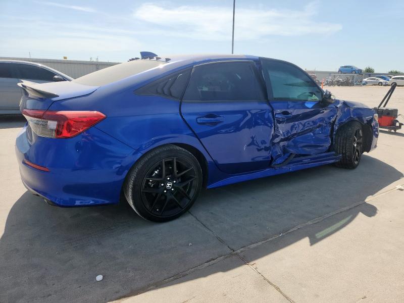 2HGFE1E52RH475018 - 2024 HONDA CIVIC SI BLUE photo 3