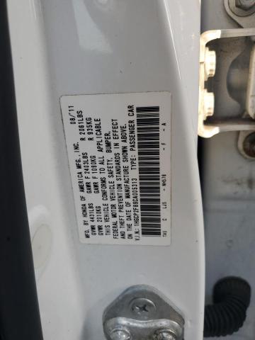 1HGCP2F89CA005313 - 2012 HONDA ACCORD EXL WHITE photo 13