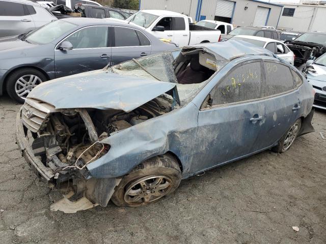 KMHDU46D67U222239 - 2007 HYUNDAI ELANTRA GLS BLUE photo 1