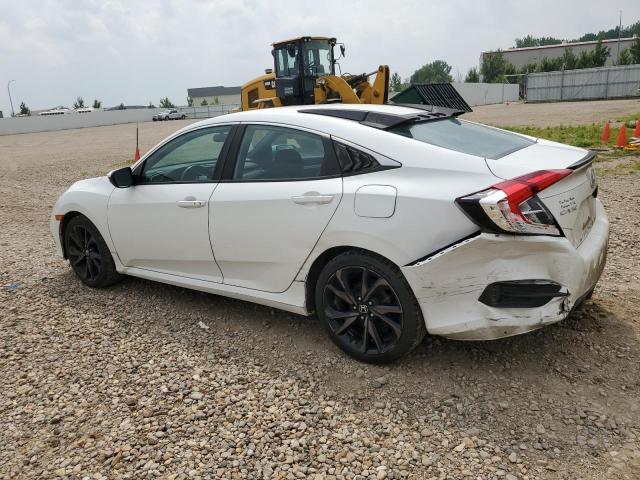 19XFC2F89KE005055 - 2019 HONDA CIVIC SPORT თეთრი ფოტო 2