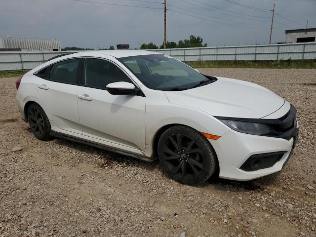19XFC2F89KE005055 - 2019 HONDA CIVIC SPORT თეთრი ფოტო 4