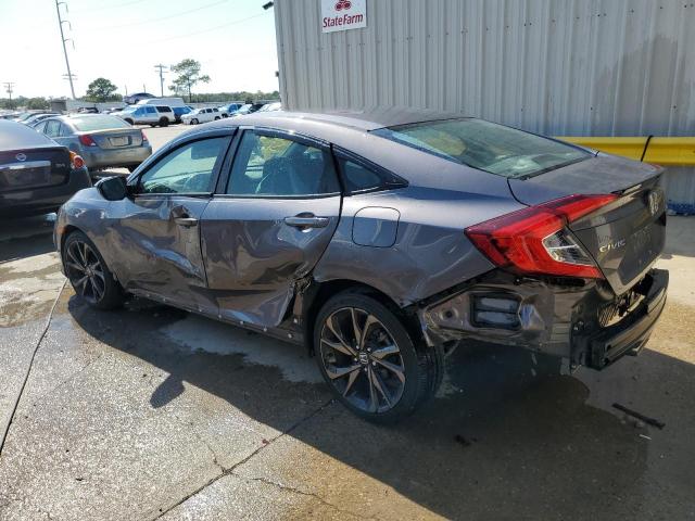 19XFC2F80KE046139 - 2019 HONDA CIVIC SPORT CHARCOAL photo 2