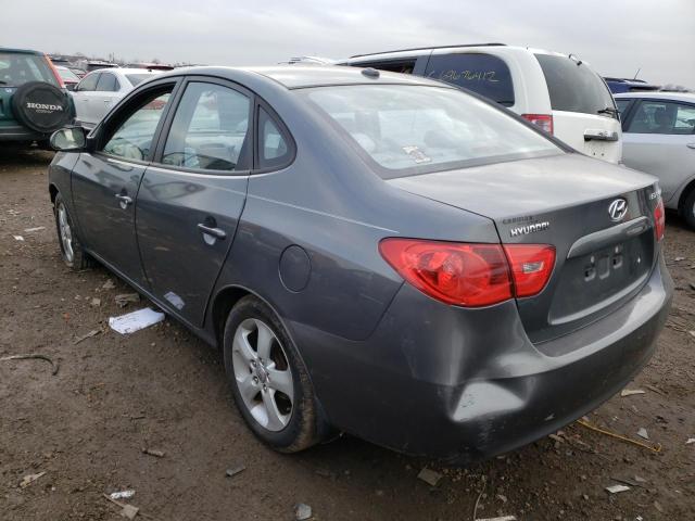 KMHDU46D29U598083 - 2009 HYUNDAI ELANTRA GLS GRAY photo 2