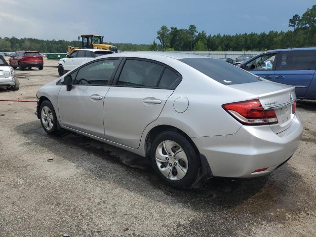 19XFB2F59DE085534 - 2013 HONDA CIVIC LX SILVER photo 2