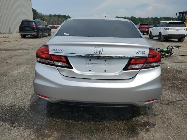 19XFB2F59DE085534 - 2013 HONDA CIVIC LX SILVER photo 6