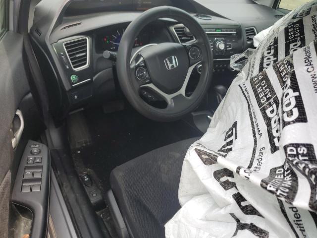 19XFB2F59DE085534 - 2013 HONDA CIVIC LX SILVER photo 8