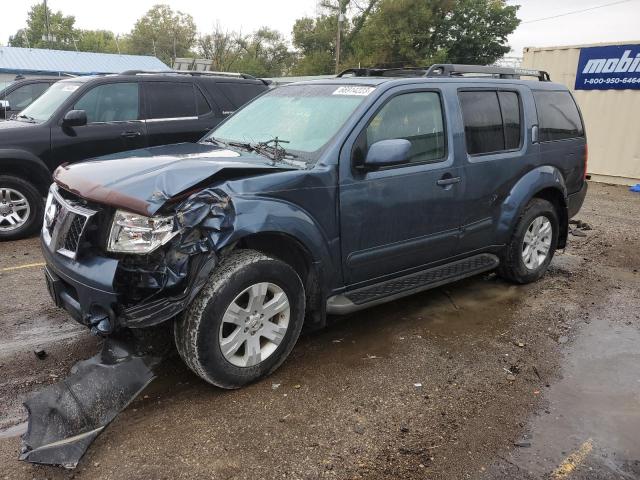 5N1AR18W57C619397 - 2007 NISSAN PATHFINDER LE 蓝色 照片 1