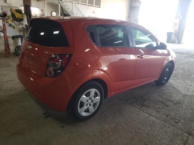1G1JB6SH7D4126593 - 2013 CHEVROLET SONIC LS 橙色 照片 3