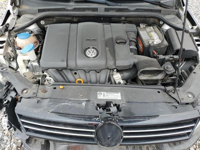 3VWLX7AJ9BM326384 - 2011 VOLKSWAGEN JETTA SEL SILVER photo 11