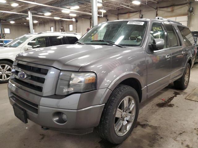 1FMJK2A51AEA53732 - 2010 FORD EXPEDITION EL LIMITED GRAY photo 2