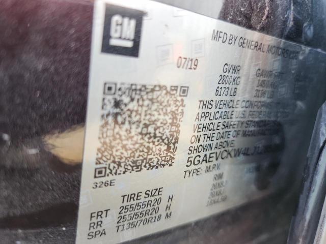 5GAEVCKW4LJ128526 - 2020 BUICK ENCLAVE AVENIR MAROON photo 13