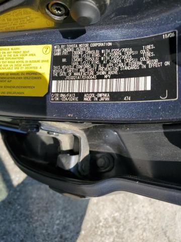 JTEGD21A170160643 - 2007 TOYOTA HIGHLANDER BLUE photo 13