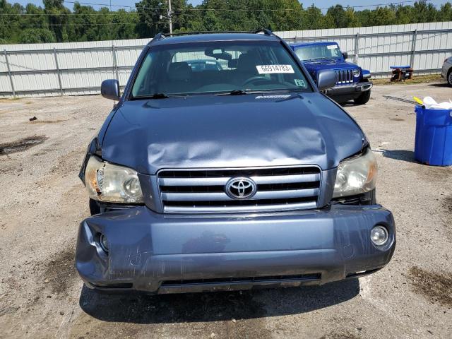 JTEGD21A170160643 - 2007 TOYOTA HIGHLANDER BLUE photo 5