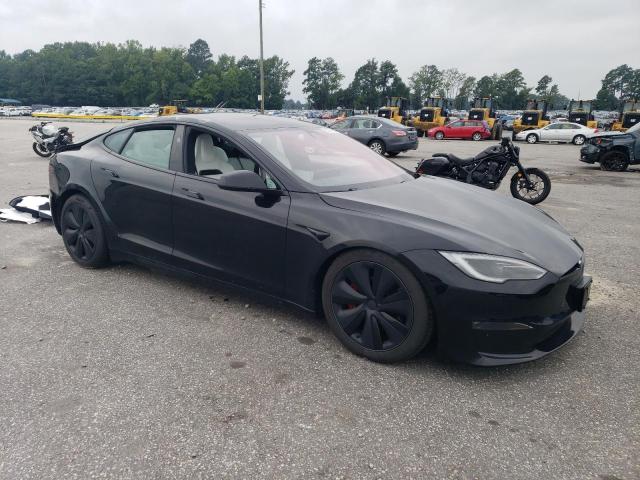 5YJSA1E65RF541150 - 2024 TESLA MODEL S BLACK photo 4