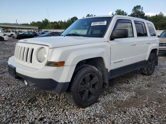 1C4NJRFB3ED858725 - 2014 JEEP PATRIOT LATITUDE WHITE photo 1