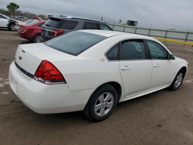 2G1WT57N191295863 - 2009 CHEVROLET IMPALA 1LT WHITE photo 3