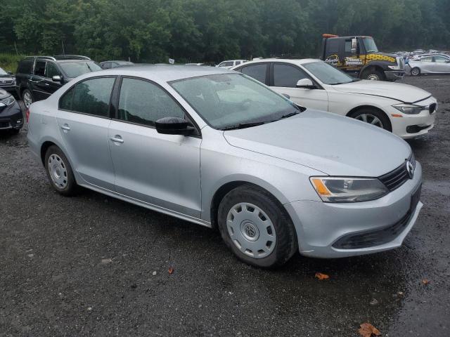 3VW2K7AJ7EM234950 - 2014 VOLKSWAGEN JETTA BASE SILVER photo 4