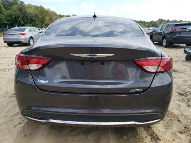 1C3CCCAB0FN622667 - 2015 CHRYSLER 200 LIMITED GRAY photo 6